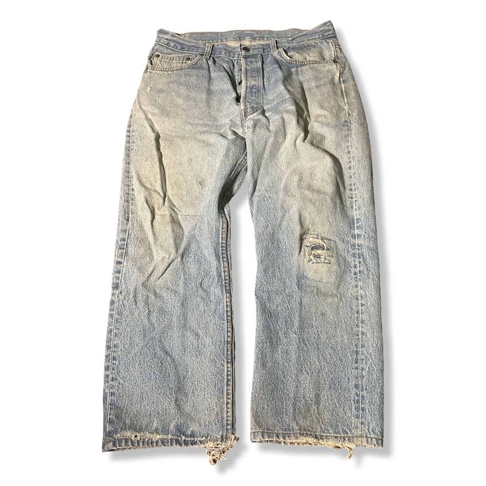 Vintage 80s Levi’s 501 Light Blue Wash Men’s Size 36x34